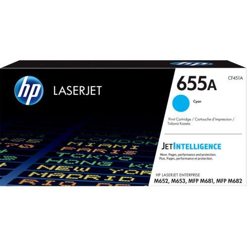 HP 655A Cyan Original LaserJet Toner Cartridge Tonerkartusche 1 Stück(e)