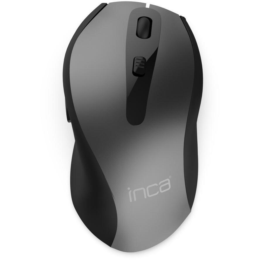 Inca IWM-505 Wireless Ergonomikus Egér 1600 DPI - Fekete (IWM-505)