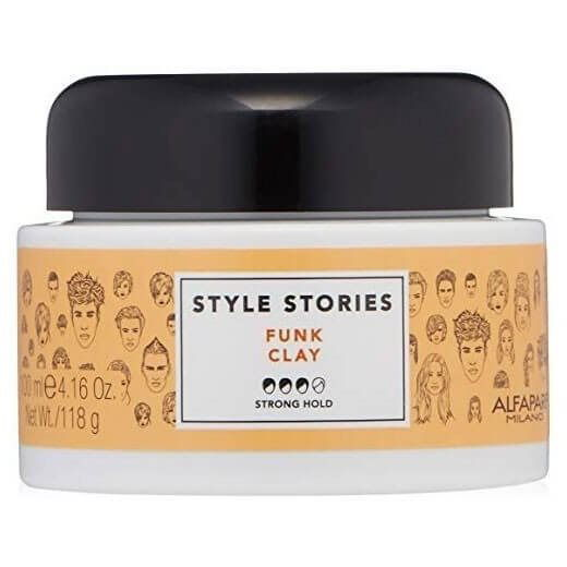 ALFAPARF MILANO Style Stories Funk Clay erősen fixáló hajformázó paszta 100 ml (HALFASTSTOWXN116599)
