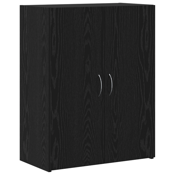 vidaXL Szafa Biurowa - Czarna Dąb, 60 x 32 x 77.5 cm, materiał drewnopochodny