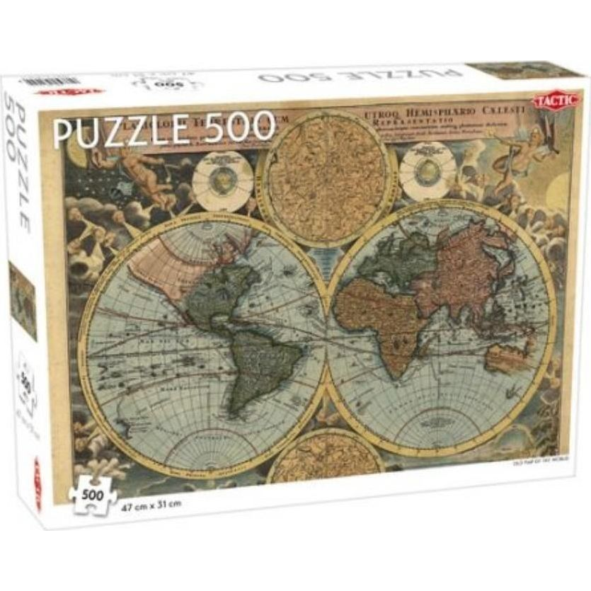 Tactic Old Map of the World 500 pcs Puzzle 500 kusov Mapy
