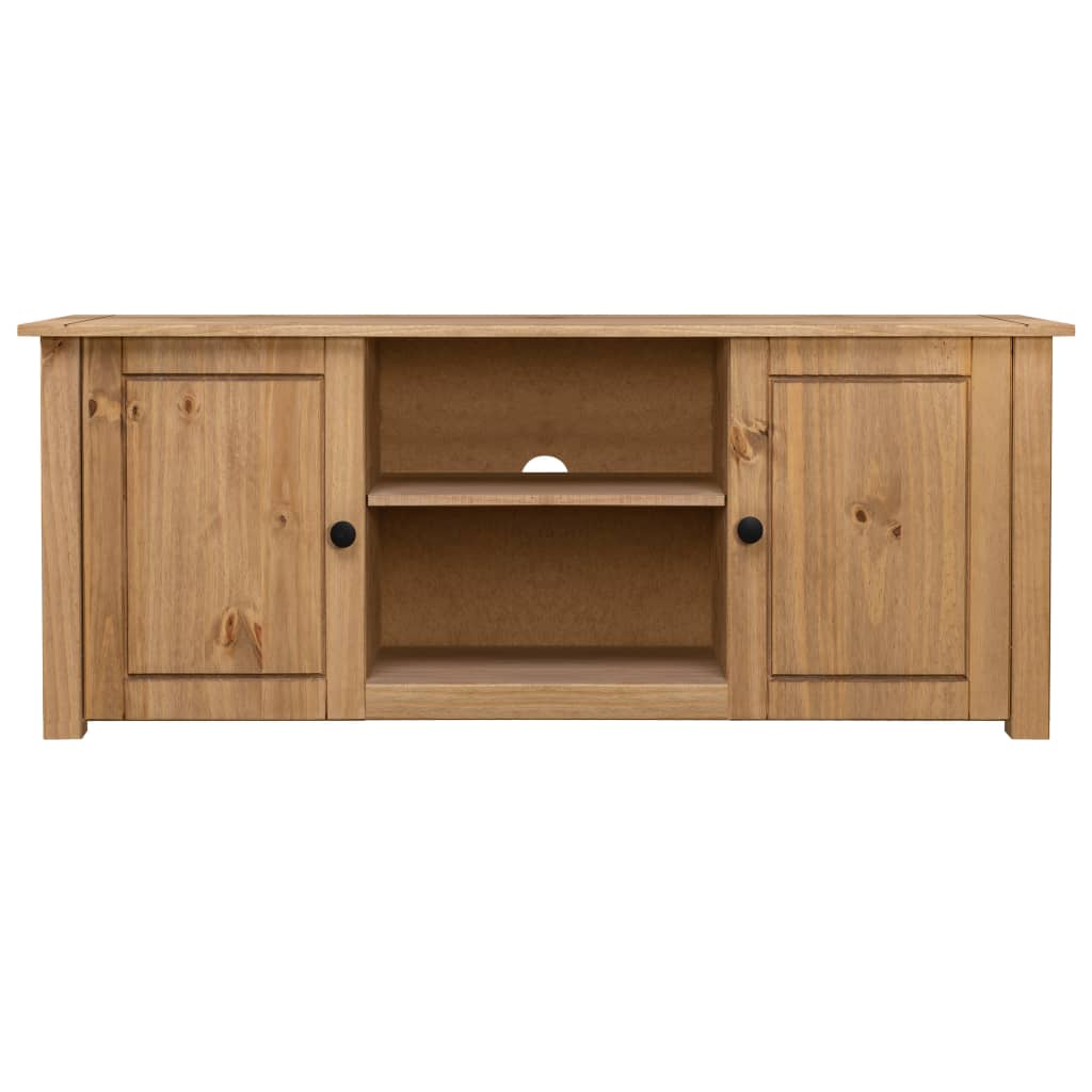 tömör fenyőfa Panama TV szekrény 120 x 40 x 50 cm (282670)