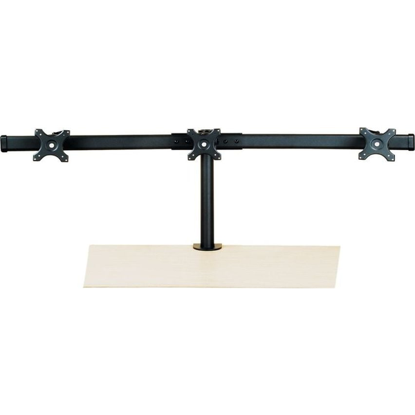 Trojité rameno na LCD monitor, stolní úchyt, černé, nosnost 8 kg