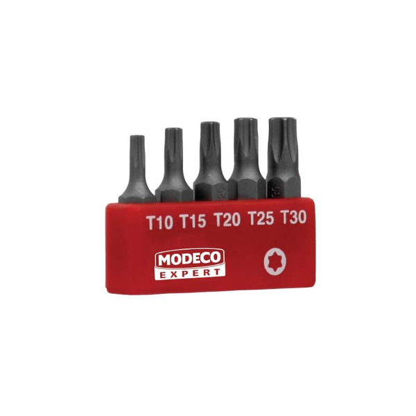  Modeco Komplet grotów Torx 25mm T10-T30 5szt. (MN-15-515)