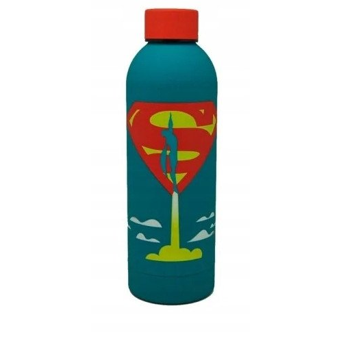 Butelka Bidon Superman / 700 ml / Stal nierdzewna / Nowa / Na licencji