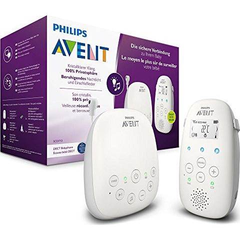 Philips AVENT SCD713/26 videós babafigyelő 330 M Szürke, Fehér