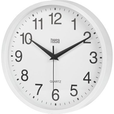  Teesa Zegar ścienny 25 cm biały