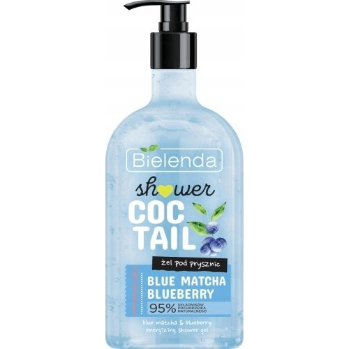 Bielenda Shower Coctail Żel pod prysznic energetyzujący Blue Matcha & Blueberry 400ml