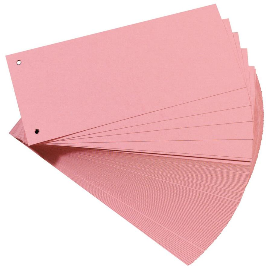 Office Depot 100db/cs piros elválasztócsík (10843498)