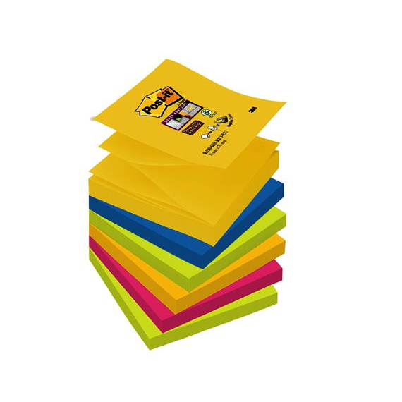 Post-ii Super Sticky Z 76x76mm öntapadó jegyzettömb (540 lap) - Rio (70005272490)