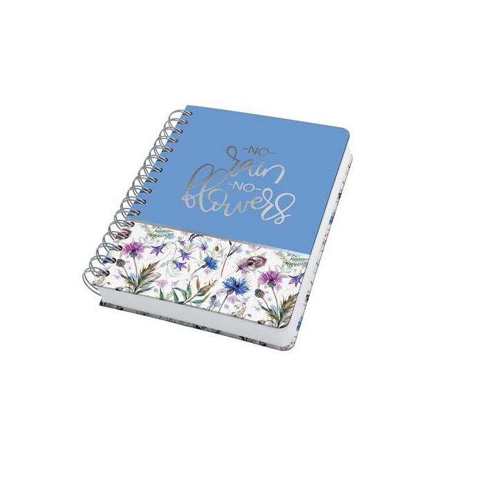 Siegel Jolie Misty Meadows 120 lapos 168x215mm pontrácsos spirálfüzet - Mintás (JN619)