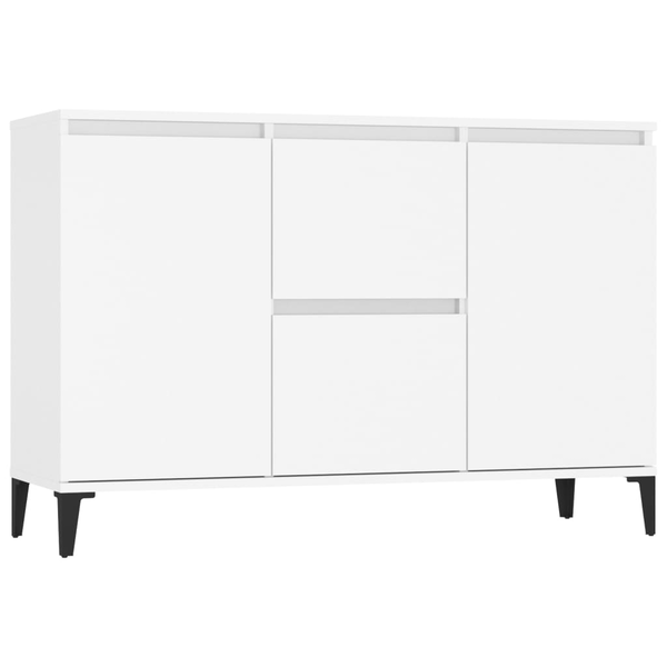 vidaXL Szafka, biała, 104x35x70 cm, płyta wiórowa