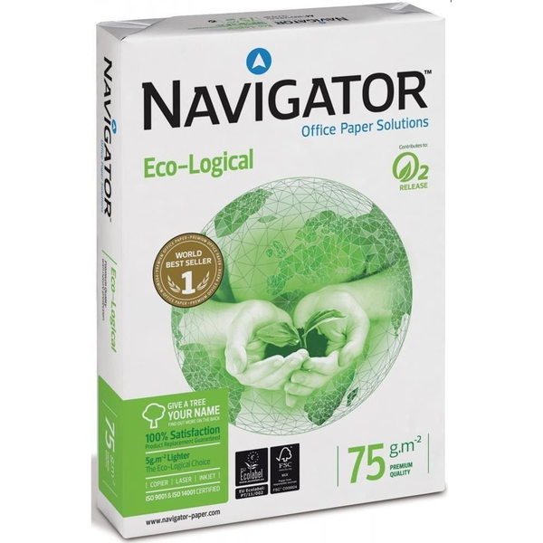 Navigator Papier ksero Eco-Logical A4 75g 500 arkuszy