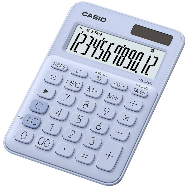Калкулатор Casio MS-20UC, Настолен, 12 dgt