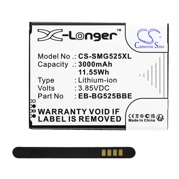 Cameron Sino CS-SMG525XL Samsung Galaxy Xcover 5 Telefon akkumulátor 3000 mAh