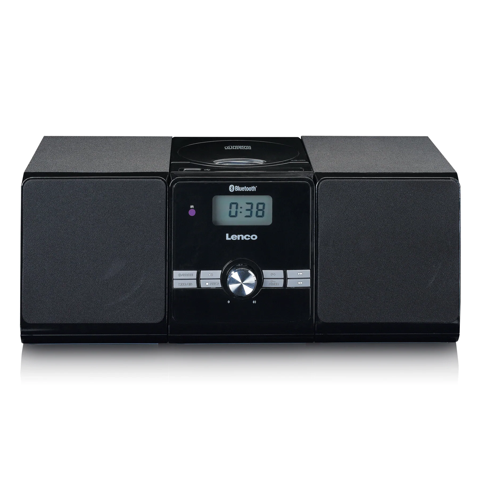 Lenco MC-030 Micro HiFi rendszer - Fekete (MC-030)