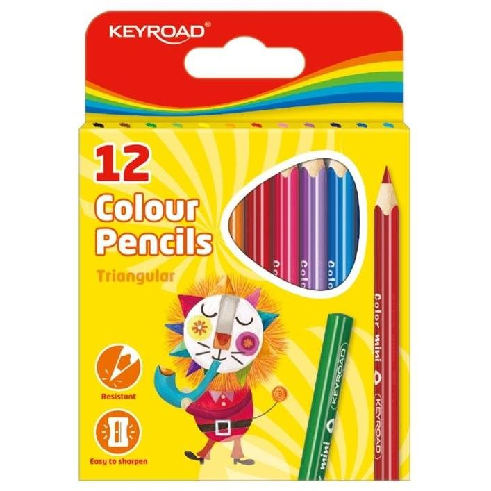 KEYROAD háromszög fél 12 szín (A705)