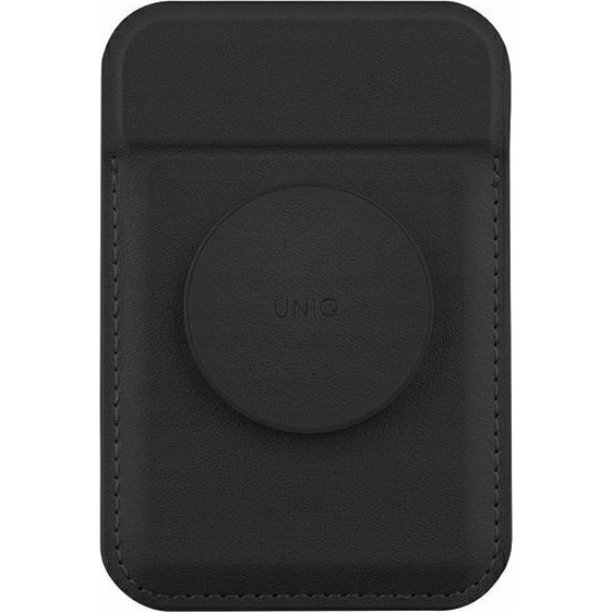  Uniq UNIQ Flixa magnetic card wallet with stand black/jet black MagSafe