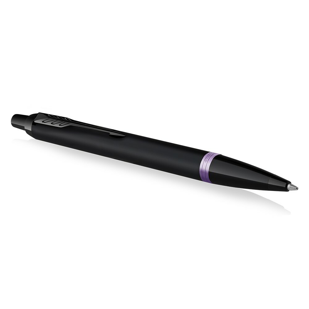 Parker IM Vibrant Rings Nyomógombos golyóstoll - 0.7mm / Kék (2172951)