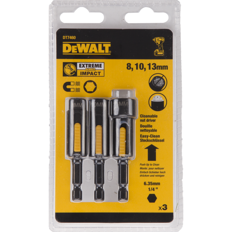 DeWalt DT7460-QZ Extreme Impact Bit készlet 3 darabos (DT7460-QZ)
