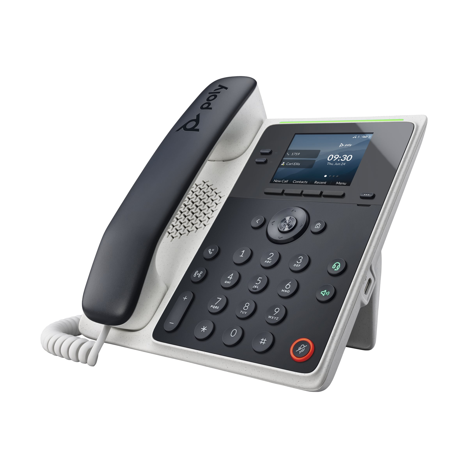 Poly Edge E100 IP Phone and PoE-enabled 82M86AA (82M86AA)