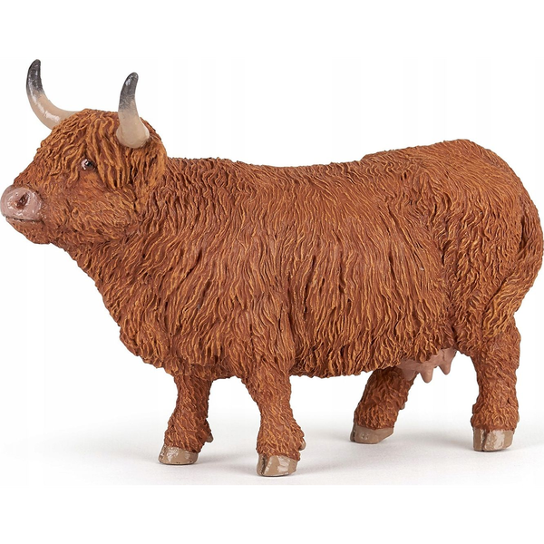 PAPO SCOTTISH HIGHLAND COW FIGURINE
