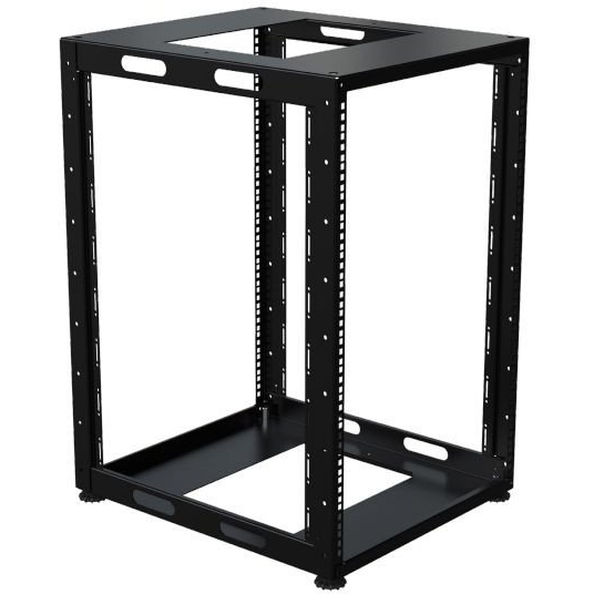 Lanview LVN-OPEN-16U-BL nem csoportosított (19" D=584MM 16U Special Open)