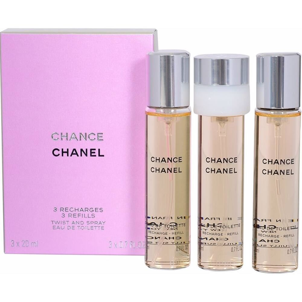 Chanel Chance EDT 3x20ml utántöltő Hölgyeknek (3145891261103)