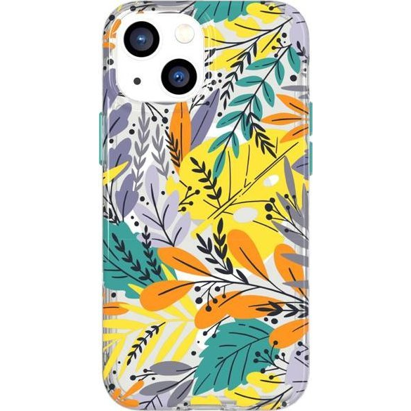 Tech 21 TECH21 ETUI T21-9320 EVO ART MAGSAFE IPHONE 13 GREEN LEAF
