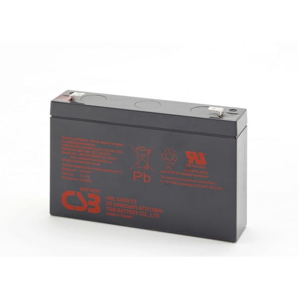 CSB HRL634WF2 34WATT 6V 9Ah UPS Akkumulátor