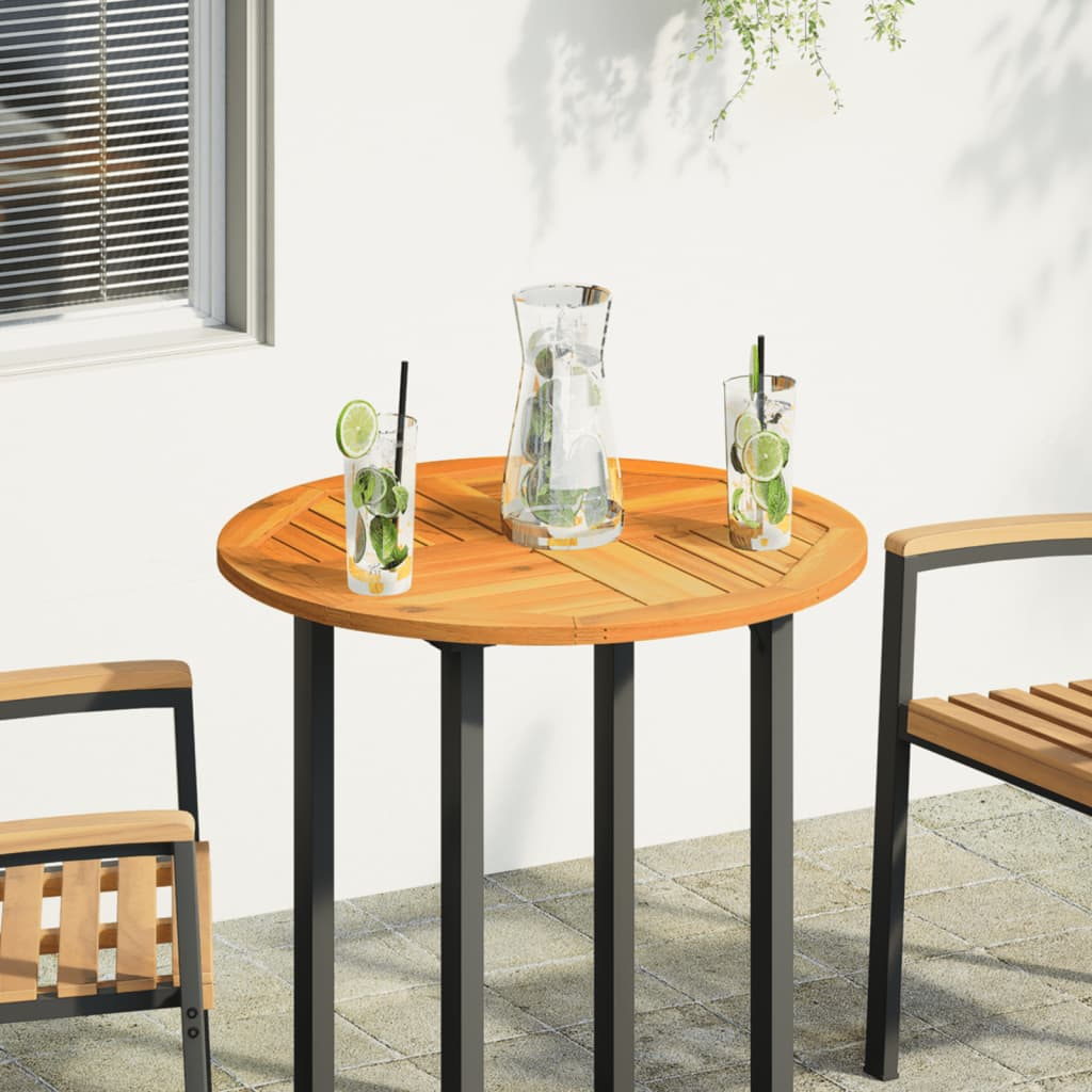 tömör akácfa kerek asztallap Ø70 x 2 cm (4004249)