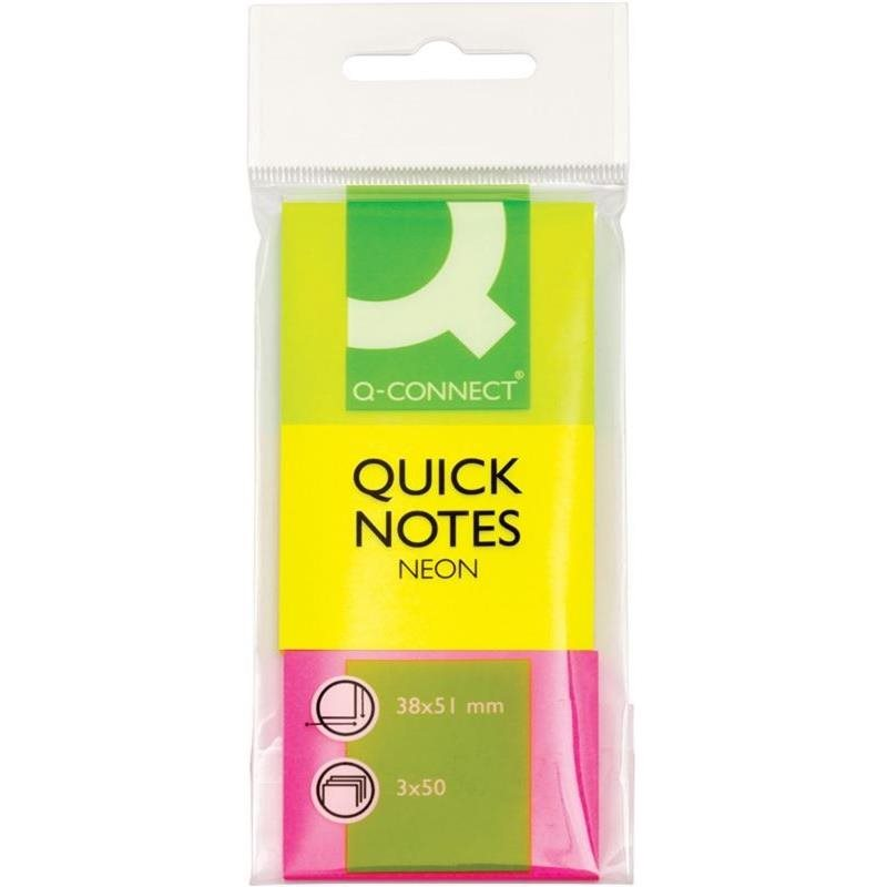 Q-CONNECT 38 x 51 mm, 3 x 50 lap (KF01224)