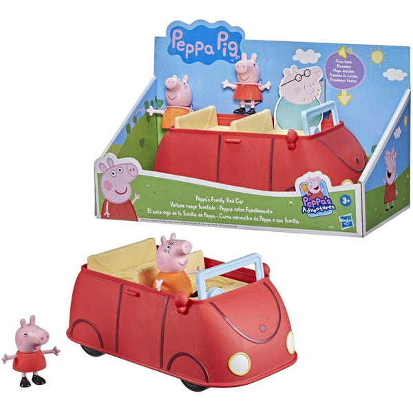Peppa Malac családi piros autó