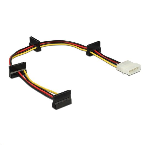 Кабел Power Molex 4 Pin > 4 x SATA 15 Pin, 40cm