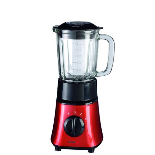 Hauser B-440N turmixgép (üveg kehely) piros