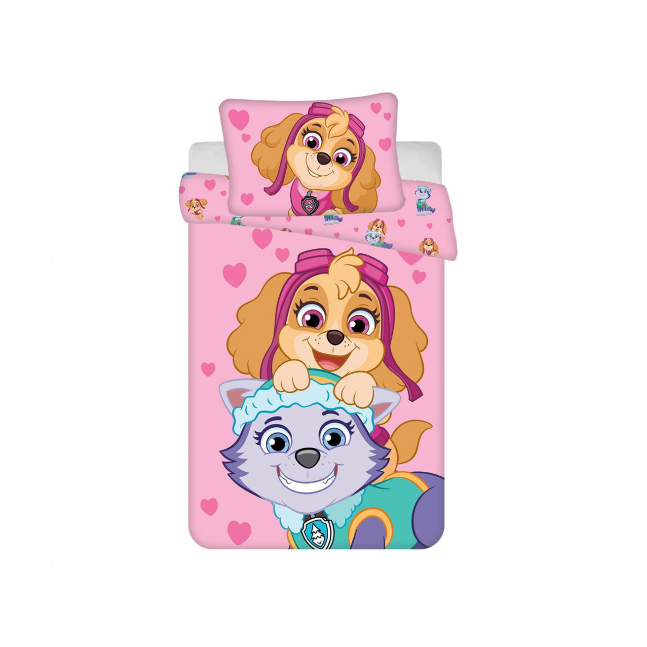 Jerry Fabrics Mancs őrjárat gyermekágynemű 526, baby, 100 × 135, 40 × 60 cm (8592753038857)