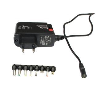 Media-Tech MT6267 univerzális hálózati tablet töltő 6 töltőfejjel (MT6267)