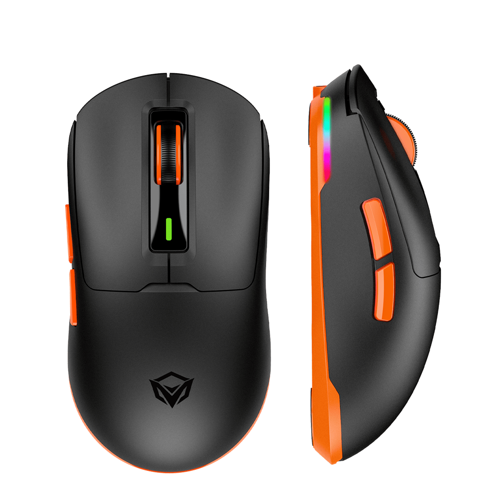 Мишка MeeTion GW24 RGB — GW24BLACK, черен