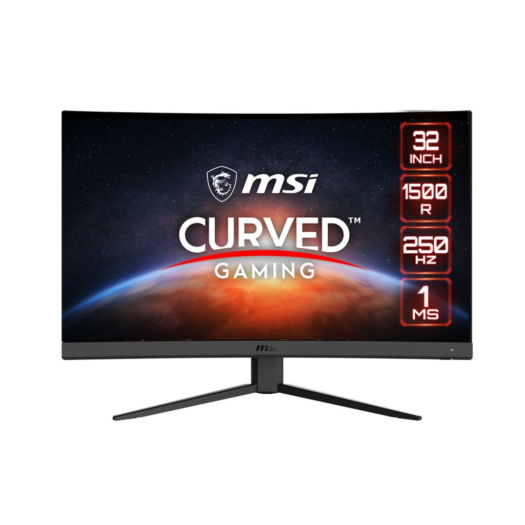 MSI G32C4X 32" ívelt Gaming monitor 250Hz Full HD (9S6-3DA61T-035)
