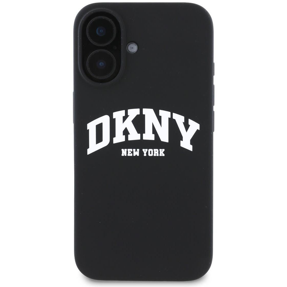 DKNY Liquid Silicone Arch Logo MagSafe iPhone 16 Black tok (DKHMP16SSNYACH)