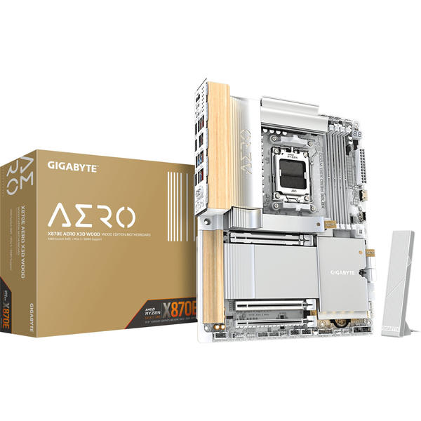 GIGABYTE X870E AERO X3D WOOD AMD X870E Socket AM5 ATX