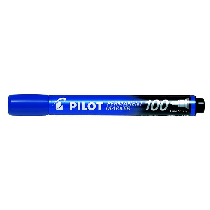 Pilot Permanent Marker 100 1mm Alkoholos marker - Kék (SCA-100-20L)