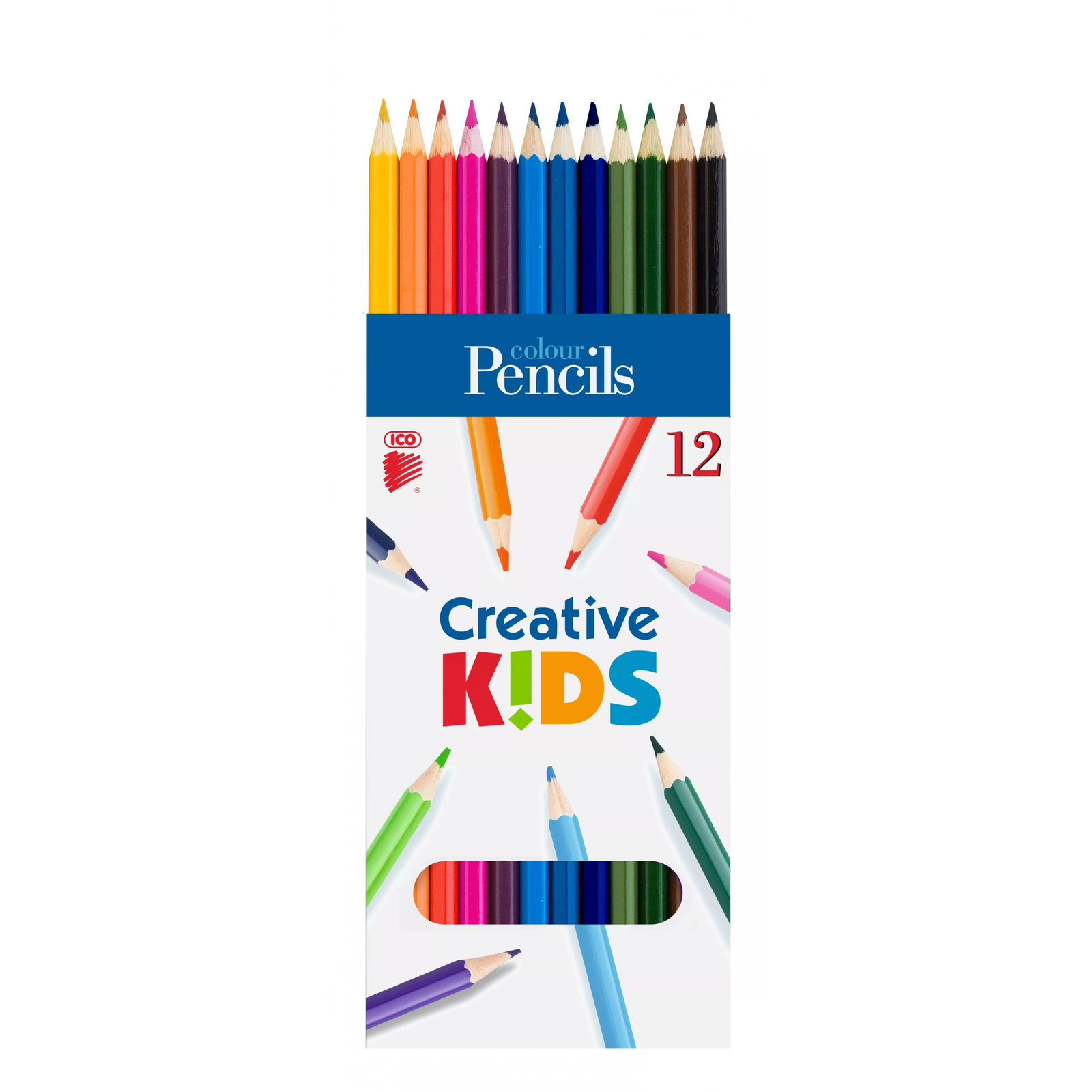 ICO Creative Kids Hatszögletű színes ceruza (12 db / csomag) (7140144002)
