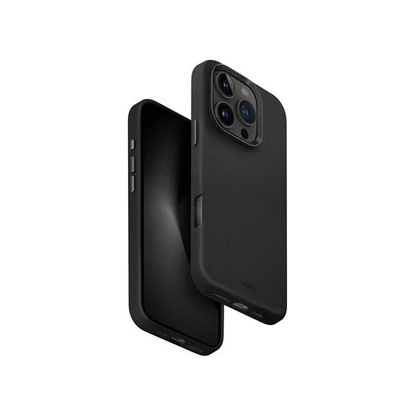 Uniq Lyden Apple iPhone 16 Pro MagSafe Bőr tok fekete (UNIQ-IP6.3P(2024)-LYDMBLK) (UNIQ-IP6.3P(2024)-LYDMBLK)