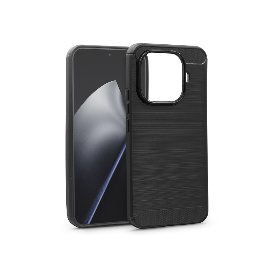 Haffner Carbon szilikon tok - Xiaomi 15T Pro - fekete (HF429545)