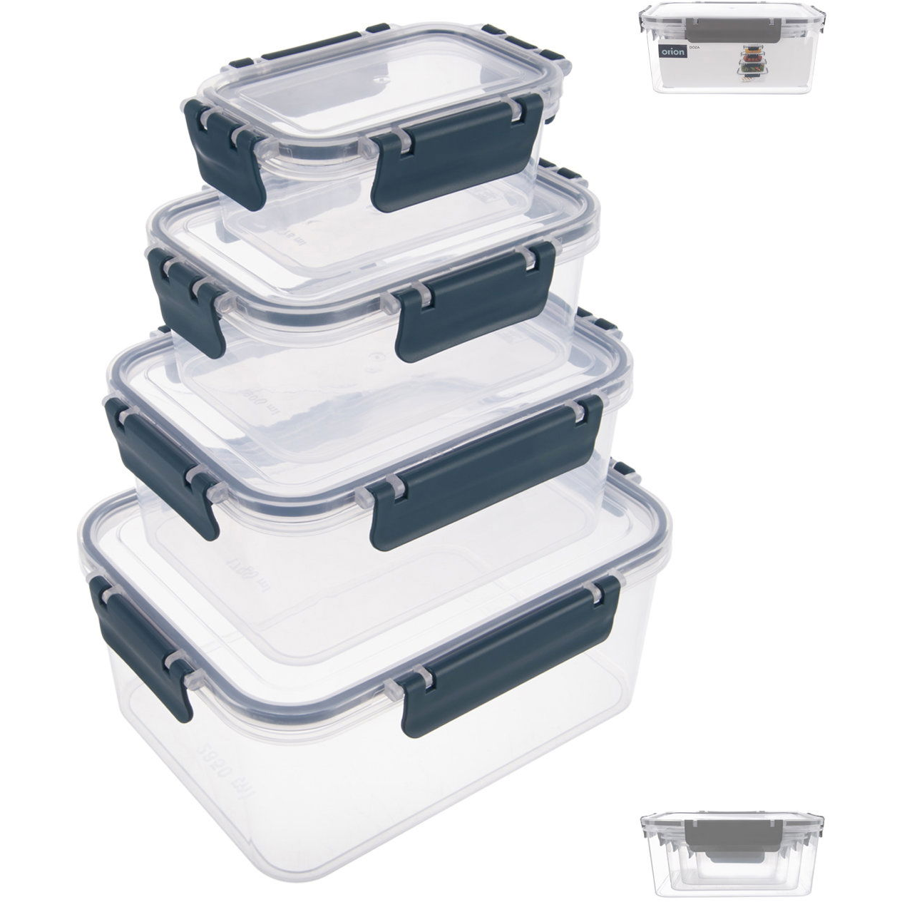 ORION doboz, Clara téglalap alakú, 4 darab, mix UH (154507)