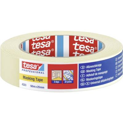 Tesa STANDARD (04323-00041-00) Krepp szalag krepp® Bézs (H x Sz) 50 m x 25 mm 1 db (04323-00041-00)