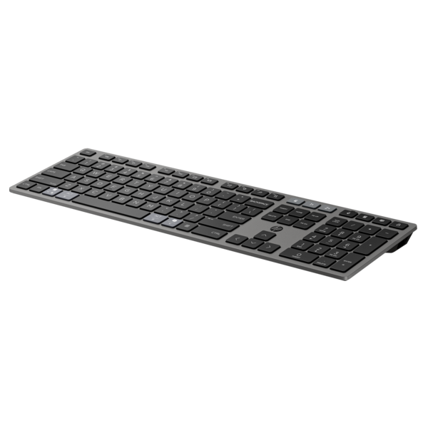 HP 720 Multi-Device Rechargeable Wireless Keyboard toetsenbord Thuis/Werk USB + Bluetooth Zwart