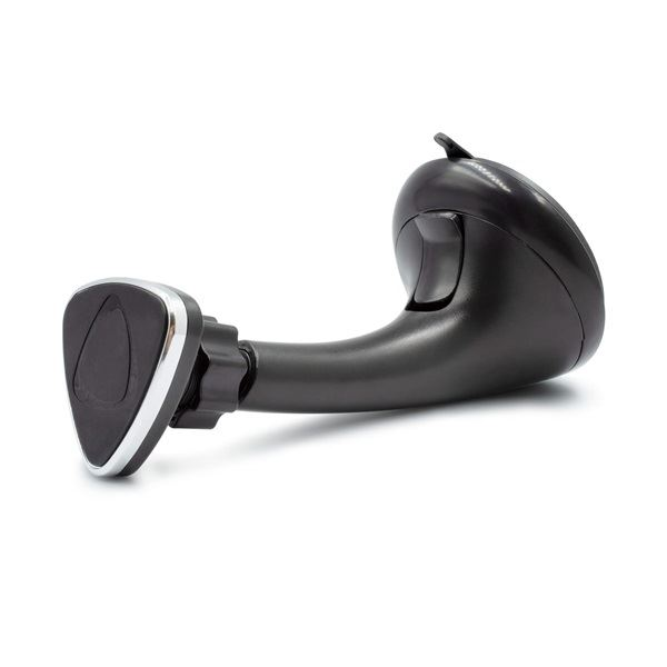 Hadron szélvédőre helyezhető mágneses autós mobiltelefon tartó fekete-ezüst (MOB_05_WS07_G02) (MOB_05_WS07_G02)