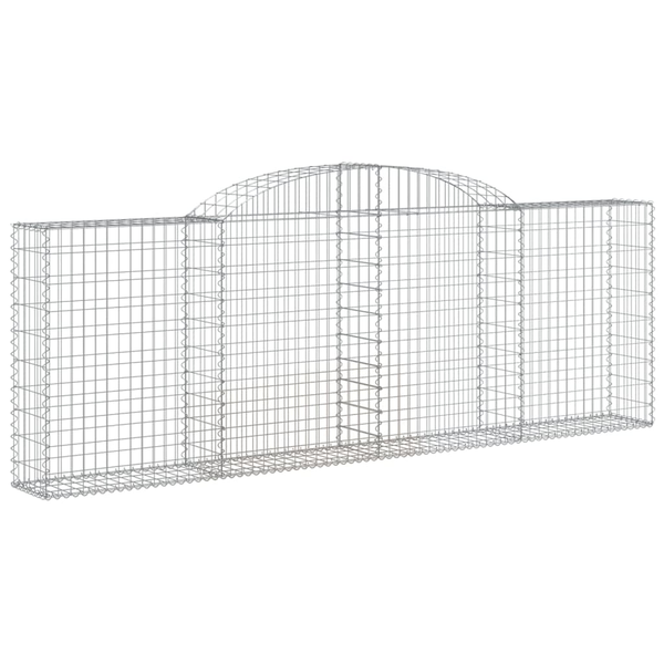 íves horganyzott vas gabion kosár 300 x 30 x 100/120 cm